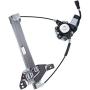 Rear Left Driver Side Power Window Regulator with Motor for Chevrolet Impala 2006-2013 Impala Limited 2014-2016