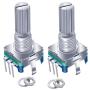 Taiss Stepper Motor Driver DM542 CNC Stepper Driver Controller + 5PCS Rotary Encoder Switch Push Button EC11 360 Degree 5 Pins 20 Detents Points Digital Potentiometer