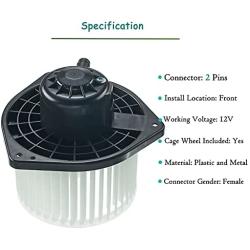 A/C Blower Motor Assembly for Mitsubishi Outlander 2007-2014 Outlander Sport 2011-2014 Lancer 2008-2015