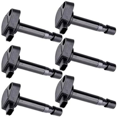 cciyu Pack of 6 Ignition Coils compatible for Honda for Accord Odyssey for Acura CL TL RL Vue 3.0L 3.2L 3.5L V6 UF242 C1221