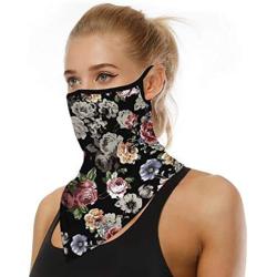 CoolPro 1pcs Men Women Face Bandana Mask Ear Loops Neck Gaiters for Dust Wind Motorcycle