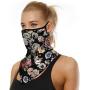 CoolPro 1pcs Men Women Face Bandana Mask Ear Loops Neck Gaiters for Dust Wind Motorcycle