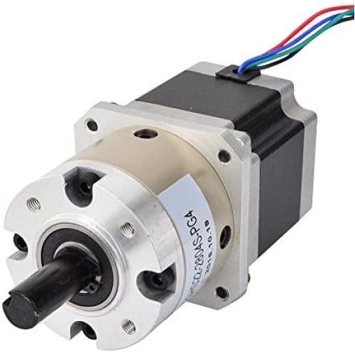 STEPPERONLINE 4:1 Planetary Gearbox Nema 23 Stepper Motor 2.8A for DIY CNC Mill Lathe Router