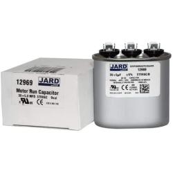 Motor Dual Run Capacitor Oval 30 5 uf MFD 370 Volt VAC 12969