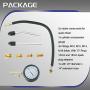 ATP Professional Petrol Gas Engine Cylinder Compression Tester Gauge Kit Auto Tool