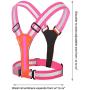 LED Reflective Vest Running Gear, USB Rechargeable LED Light Up Vest High Visibility with Adjustable Waist/Shoulder for Jogging Running Cycling Walking Motorcycle
