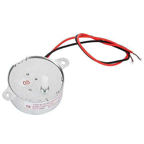 Synchronous Motor, AC 220V 20mA 2W 1.6NM TYD-42 High Torque Permanent Magnet Synchronous Motor Industrial Control Motor (8/10rpm)