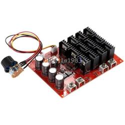 10-50V 60A DC Motor Speed Control PWM HHO RC Controller 12V 24V 48V 3000W Case