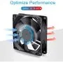 GDSTIME 80mm x 20mm 8020 12V Dc Brushless Cooling Fan Sleeve Bearing 2Pin