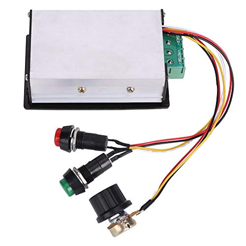 Motor Speed Governor, DC PWM Motor Speed Governor, Low Power Digital Motor Speed Control Regulator, 15A, 6-60V, Support Soft Start and Soft stop, Compact Size