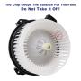 AC Heater Blower Motor HVAC Compatible with Chrysler 200 Sebring, Jeep Patriot, Dodge Caliber Journey Ram 1500, Acura TL, Honda Accord, Ford Edge, Lincoln - Part# 79310-STKA-41, 5191345AA