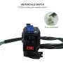 SHENTIANWEI 22mm 7/8 motorcycle switch motorcycle speaker button turning signal light start switch hand put electric controller (Color : Silver)