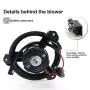 Heater Blower Motor HVAC Blower Motor Assembly for 1993-1996 Chrysler New Yorker 1998-2004 Chrysler Concorde & Dodge Intrepid 1999-2004 Chrysler 300M Replaces 4885148AC,615-00569 700093