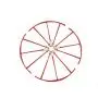 Upgraded Spare Parts Replacement for Syma X5UW X5UC RC Quadcopter Rc Helicopter Copter Toy Motor Main Blade Propellers Propeller Protectors Blades Frame Landing Skid with Screws Set (Red)