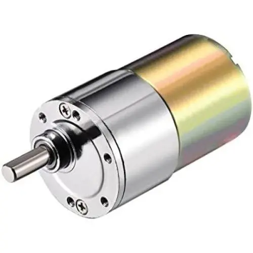 uxcell 24V DC 160RPM Gear Motor High Torque Electric Micro Speed Reduction Geared Motor Eccentric Output Shaft