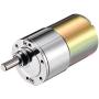 uxcell 24V DC 160RPM Gear Motor High Torque Electric Micro Speed Reduction Geared Motor Eccentric Output Shaft