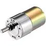 uxcell 24V DC 160RPM Gear Motor High Torque Electric Micro Speed Reduction Geared Motor Eccentric Output Shaft