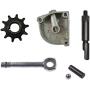 NORTHTIGER 3 Holes Clutch Cover Clutch Arm Lever 10Tooth Drive Sprocket for Motorized Bike