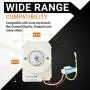 Ultra Durable WR60X28783 Refrigerator Evaporator Fan Motor Replacement Part by BlueStars - Exact Fit for GE & Hotpoint Refrigerators - Replaces Part Numbers WR60X23584, WR60X31522, AP6977246
