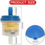 GREHUA Blue Gas Fuel Filter Petrol Tube Line with Gas Inline Fuel Filter for GY6 50cc 49cc SSR 110 125 Taotao ATM ATA CB125 ATC Pony Falcon Baja Qingqi Roketa Scooter Pit Dirt Bike Moped Motorcycle
