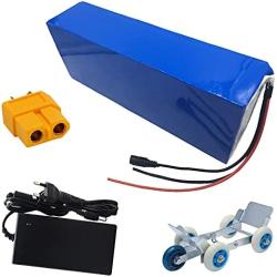 Wnicek 60 Volt 20AH E-Bike Battery Pack 16S8P 20000mAh Lithium-ion Battery for Electric Tricycles Moped Scooters Electric Cars Suitable for Motor Within 1500W with Charger