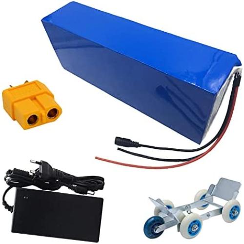 Wnicek 60 Volt 20AH E-Bike Battery Pack 16S8P 20000mAh Lithium-ion Battery for Electric Tricycles Moped Scooters Electric Cars Suitable for Motor Within 1500W with Charger