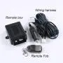 2.5 inch 63mm Stainless Steel Electric Exhaust Cutout Motor E-cut Valve Kit , Catback Single Y Pipe with One Controller Remote Kit