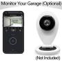 Smart Wi-Fi Garage Door Opener Wireless Garage Door Remote, Open and Close Garage Door from Anywhere, Compatible with Amazon Alexa, Google Assistant
