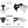 91018040 Engine Swap Weld-In Motor Mount Kit Compatible with Chevy Small & Big Block SBC BBC