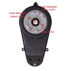 weelye 12V550 40000RPM Gearbox with High Torque 12V DC Motor for Kids Ride on Car SUV Parts, Electric Motor with Gear Box High Speed RS550 DC Motor Match Children Ride on Toys Accessories