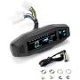 Shkalacar Motorcycle Speedometer Gauge, Mini Universal LCD Motorcycle Meter Speedometer, Digital Odo-Meter Electric Motor Bike Tachometer