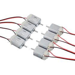 BOJACK 8 Pcs Type 130 EK1450 1 V- 6 V Volt Miniature DC Toy Motors for Arduino Hobby DIY Projects