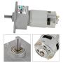 DC12V/24V 35W Micro DC Metal Gear Motor Speed Adjustable Large Torque Motor CW/CCW(24V 50prm)
