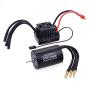 3650 2300KV Brushless Motor and 60A ESC Combo Set/Waterproof sensorless kit/Output 5.8V/3A/for 1/10 Remote Control car Truck Off-Road Vehicle