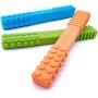 Sensory Chew Stick Toys (3 Pack) - Designed for ADHD, Autism, SPD, Oral Motor Stimulation, Special Needs - Extra Tough Sensory Oral Motor Chew Tool for Aggressive Chewer (for 0-12 Year Old Kids))