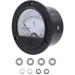 Baomain 65C5 Analogue Panel Meter Volt Voltage Gauge Analog Voltmeter DC 0-15 V