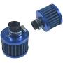 Miaowa 2PCS 12mm Mini Universal Blue Motor Cone Cold Clean Air Intake Filter Turbo Vent Breather