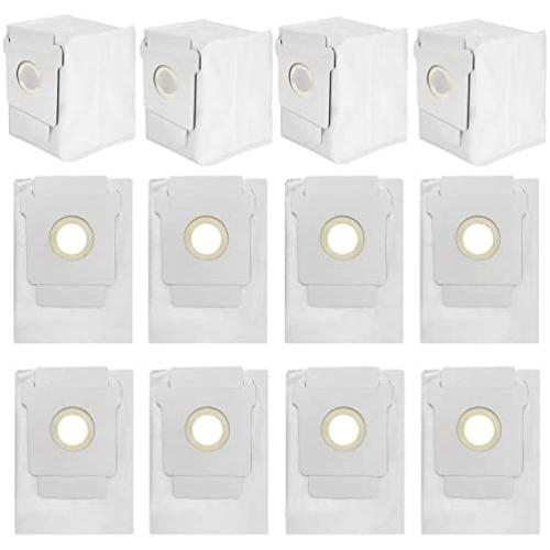 12 Pack Dust Bags Compatible with iRobot Roomba i7 i7+ E5 E6 S9 S9+ I & S Series Vacuum Bag Dedicated Replacement Dust Bags Clean Replacement Parts