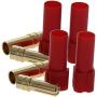 Heyiarbeit 4 Sets XT150 Connector Adapter Male Female Plug 6mm Large Current Motor Gold Bullet Connector for RC Lipo Battery ESC Motor