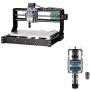Genmitsu CNC 3018-PRO Router Kit Milling Engraving Machine + GS-775M 20000RPM 775 CNC Spindle Motor with ER11 Collet Set
