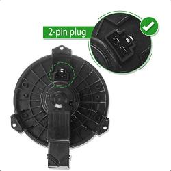 A-Premium Heater Blower Motor with Fan Cage Replacement for Chrysler Sebring Dodge Ram 1500 2500 3500 Ford Jeep Honda Acura Subaru Jaguar Lincoln Front Side
