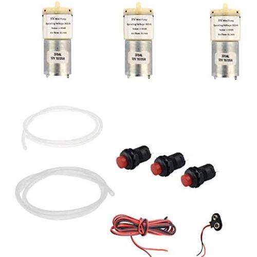 NW DC 6-9V 370 Pump Set Mini Air Pump Low Noise Air Pump Motor for DIY