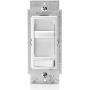Leviton 661F-10W 1.5 Amp SureSlide Single-Pole or 3-Way Quiet Fan Control, White