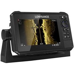 Lowrance HDS-Live Fish Finder, Multi-Touch Screen, Live Sonar Compatible, Preloaded C-MAP US Enhanced Mapping