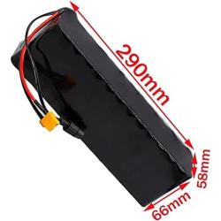 YUWYP 60V 20Ah 18650 16S3P Lithium Battery Pack Built-in 30A with BMS Same Port Suitable for Motors Below 1000W Electric Scooter Lithium Battery Pack