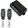 AC 85V 110V 220V 250V Wireless Remote Control Switch 220V Universal 4 Channel 10A Remote Receiver Module, 433MHz Remote Control for Garage Control, Motor, Lights & More