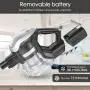 Stick Cordless Vacuum Cleaner, 25KPa Vacuum Cleaner with 250w Motor, 1.3L Dust Cup, Electric Sofa Brush, 15-30mins Runtime, Powerful Cordless Vacuum for Carpet, Hard Floor