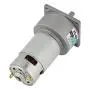 DC12V/24V 35W Mini DC Gear Motor Metal Speed Adjustable Large Torque Motor CW/CCW(12v 100rpm)