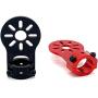 Drone Motor Mount Uav Motor Seat Fixed Bracket for Rc Quadcopter Multicopter Uav 16mm Red, Mini Drone Accessories