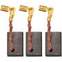 BQLZR Electric Motor Carbon Brushes 16 x 11 x 5mm for Power Tool Repair Parts Pack of 10